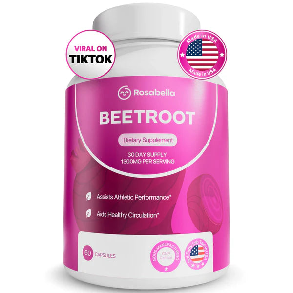 🫀 Beetroot 60 Cáps – Presión Arterial Saludable y Circulación Natural 🌿💊