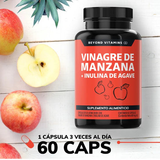 🍎 Vinagre de Manzana + Inulina de Agave – Beyond Vitamins