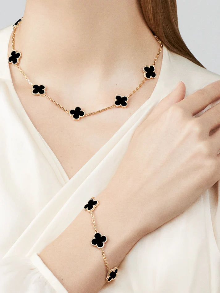 COLLAR - PULSERA (FLOR DE VAN CLEEF)