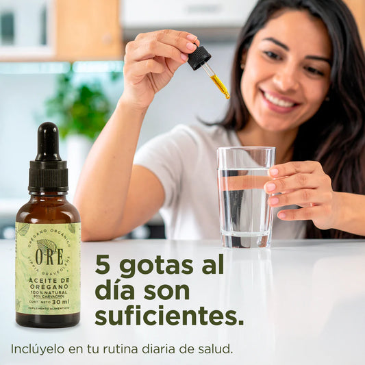 🌿 Aceite de Orégano Orgánico ORE – 100% Natural
