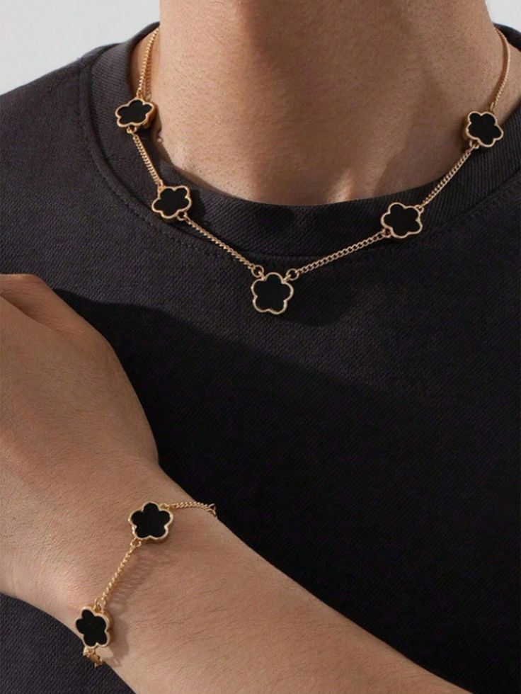 COLLAR - PULSERA (FLOR DE VAN CLEEF)