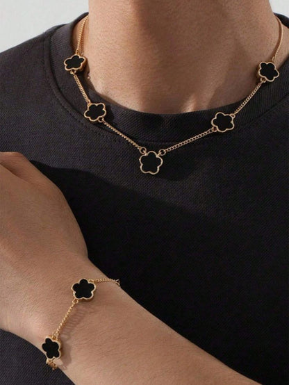 COLLAR - PULSERA (FLOR DE VAN CLEEF)